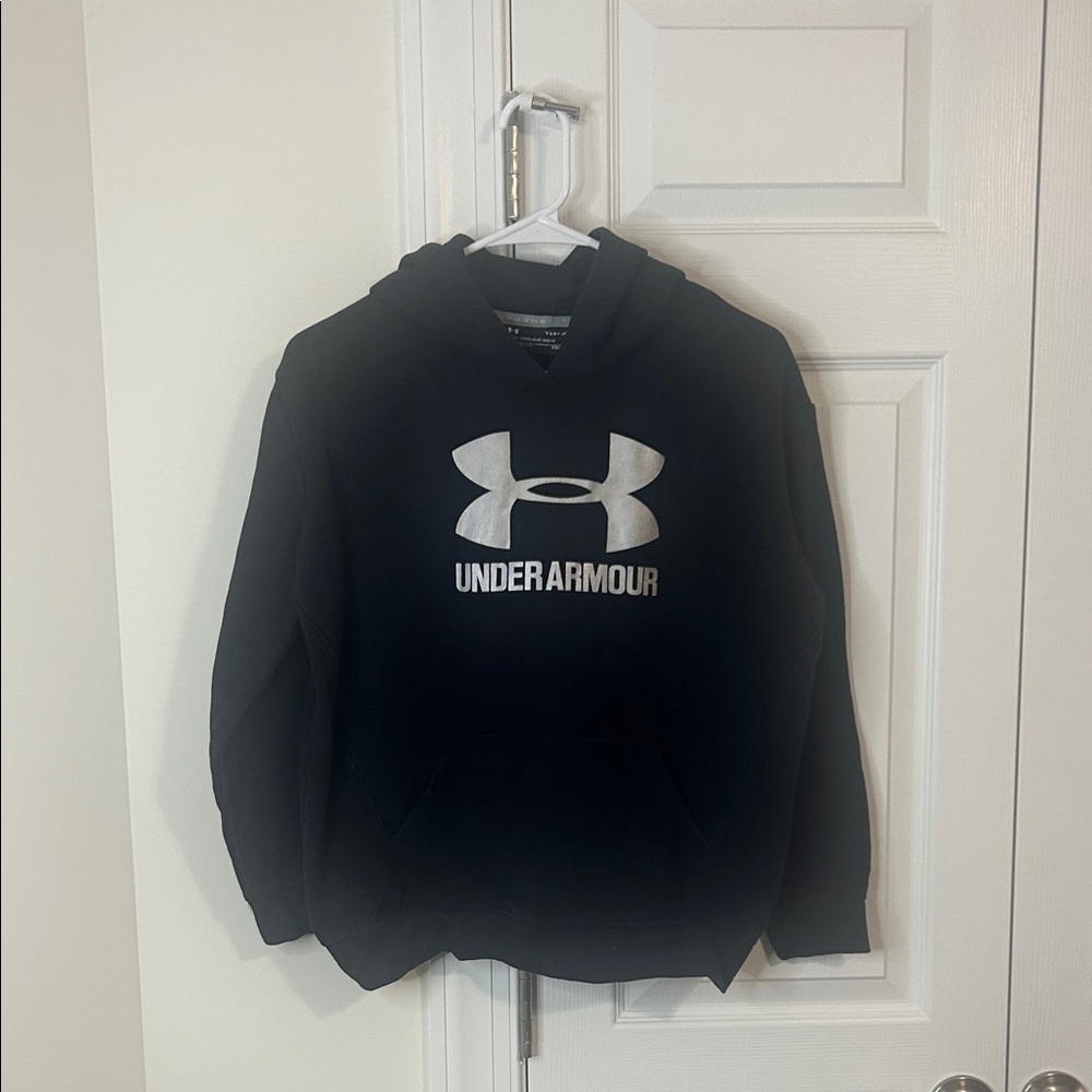 Under Armour Black and Iridescent Logo Hoodie